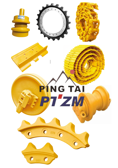Гусеничная ходовая часть и запсчасти к ней для  CATERPILLA, HITACHI, KOMATSU