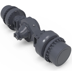 5580025299 Мост передний/Front Axle