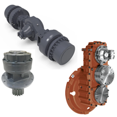 Мосты и редуктора/Axle and gear